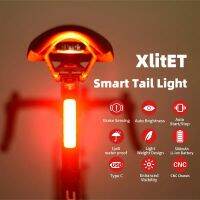 Enfitnix XlitET Bicycle Taillights Auto Start/Stop Bike Rear Smart Taillight USB /Type C Charging WaterProof Brake Sensing Light