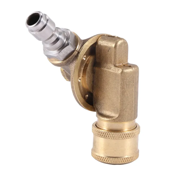 Pivoting Coupler For Pressure Washer Nozzle Gutter Cleaner Attachment For Gutter Cleaning 240 8464