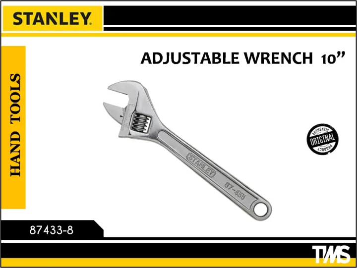 Original Stanley Adjustable Wrench Available In 8 And 10 Lazada Ph