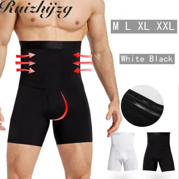 Men Tummy Control Shorts High Waist Slimming Shaper Pants Belly Girdle  Underwear