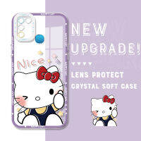 สำหรับ Infinix Smart 5 Hot 10 Lite X657 X657C X657B กันกระแทกต้นฉบับการ์ตูน HelloKitty Crystal Casing Ponsel อ่อนคลุมทั้งหมดเคสมือถือใสสำหรับปกป้องกล้อง