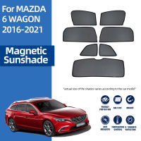 สำหรับ Mazda 6 Wagon 2014-2022 Atenza Wagon Magnetic รถ Sunshade Shield ด้านหน้ากระจกด้านหลังหน้าต่าง Sun Shade Visor