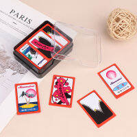 【Fuqiangyi】Korean ญี่ปุ่น PVC กันน้ำครอบครัวยอดนิยมโต๊ะปาร์ตี้เกม Hanafuda การ์ด