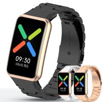 [HOT EWSGWJKKAI HOT] สำหรับ Oppo Watch ฟรี Smartwatch สายสแตนเลสนาฬิกาวงสร้อยข้อมือโลหะสายนาฬิกาข้อมือเปลี่ยนอุปกรณ์เสริมสายรัดข้อมือ