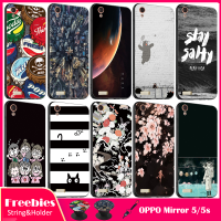 สำหรับ OPPO Mirror 5/R1201เคสโทรศัพท์ OPPO เคสนิ่มที่มีรูปแบบเดียวกันขาตั้งโทรศัพท์และเชือก