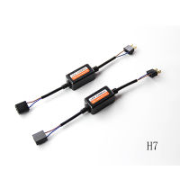 2ชิ้น H1 H11 H4 H7 LED 9005 9006 C An BUS รถไฟหน้าถอดรหัสสายไฟอะแดปเตอร์ DRL หลอดไฟ LED ข้อผิดพลาด C Anceler ไฟตัดหมอก C An BUS