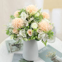 【cw】1 Bundle Silk Peony Bouquet Home Decoration Accessories Wedding Party Scrapbook Fake Plants Diy Pompons Artificial Roses Flowers 【hot】