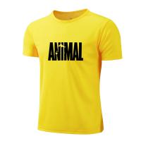 Quick drying T-shirt man running sports breathable short T-shirt man gym fitness fitness exercise fashion casual top clothing