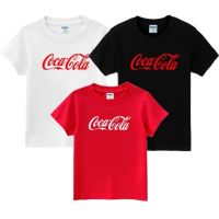 ราคาถูกเสื้อยืดผ้าฝ้ายพิมพ์ลายแฟชั่น เสื้อยืดสกรีน Coca ColaS-5XL