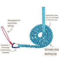 จักรยานพ่วงเชือกจักรยานเชือกลากภูเขาพ่อแม่และลูกดึงเชือกสะดวกรถพ่วงเชือกอุปกรณ์ตั้งแคมป์ Edc กลางแจ้ง
