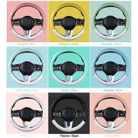 Car Steering Wheel Cover Universal Car Rhinestones Steering Car-Styling Protector Candy Cute Wheel Sparkling Case A7M6