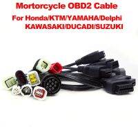 OBD2เชื่อมต่อสำหรับรถจักรยานยนต์รถจักรยานยนต์สำหรับ Yamaha 3pin 4pin สำหรับ Honda 4Pin สำหรับ Ktm 6pin Moto สำหรับ Ducati Obd OBD2สายต่อขยาย