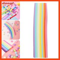 DANGL 540pcs/lot บรรเทาความดัน เด็ก ด้วยความปรารถนาดี การตกแต่งบ้าน งานฝีมือ DIY คละสี แถบกระดาษ สมุดภาพ Origami พับดาว