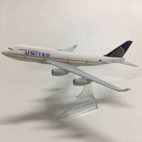 JASON TUTU 16เซนติเมตร United โบอิ้ง B747 400เครื่องบินรุ่นเครื่องบินรุ่นเครื่องบินรุ่น D Iecast โลหะเครื่องบิน1:400เครื่องบินของเล่น