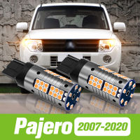 2Pcs สำหรับ Mitsubishi Pajero V80 V93 V97 V98 2007-2020ไฟเลี้ยว LED ไฟเลี้ยว2010 2011 2012 2013 2014อุปกรณ์เสริม