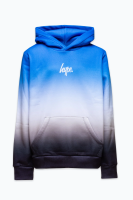 HYPE BOYS BLUE FADE SCRIPT HOODIE