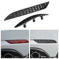 2Pcs Replacemet Modified Glossy Honeycomb Tail Rear Fog Light Lamp Cover Trim Insert Garnish for Golf 7.5 MK7.5