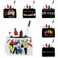 Friends Series Cosmetic Case Cartoon Cosmetic Bag Toiletries Organizers Lipstick Handbag Casual Women Bag Luxury Makeup Bags