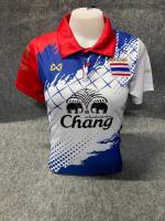 New เสื้อกีฬาหญิง ลายแฟชั่น ทีมไทยแลนด์ขนาดฟรีไซร์ อก32-38ทรงเข้ารูป ยาว24.5