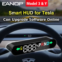 EANOP TH100 Model 3 Y Smart HUD Head Up Display Dashboard Speed Gear Position Turning Light Battery Free Software Upgrade