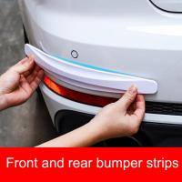 【CW】2pcs Car Bumper Protector Strip Guard Corner Protection Strips Scratch Protector Crash Blade Anti-collision Auto Accessories