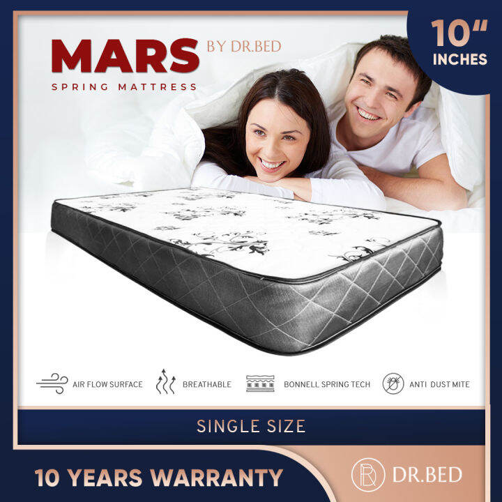 GREAT MATTRESS Single Spring Mattress Tilam Spring 10 Inch Chiropractic