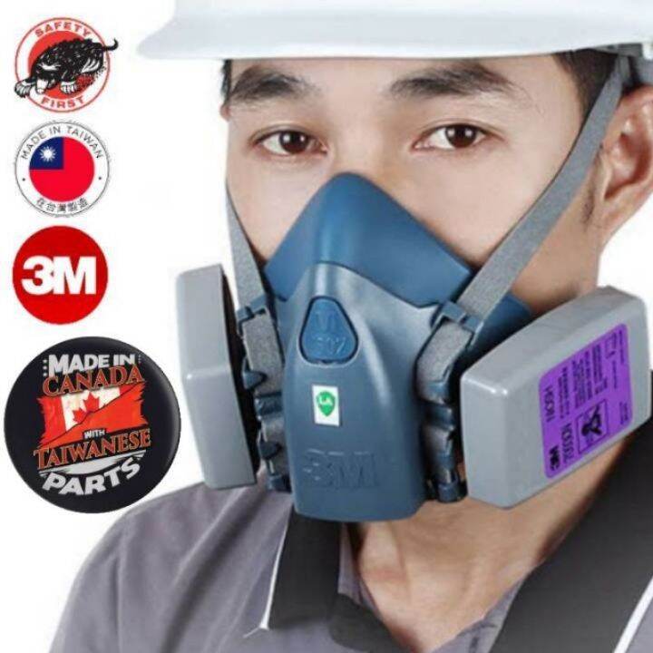 3M 7502 Respirator Gas Mask 7093 Particulate Cartridge Filter | Lazada PH