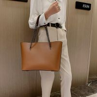 Fashion Casual Handbag Womens Bag Chain Shoulder Bag High Quality PU Leather Large Capacity Handbag Tote Bag