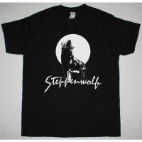 ใหม่ เสื้อยืดลําลอง แขนสั้น พิมพ์ลาย Stepenwolf HOUR OF THE WOLF BLACK แฟชั่นฤดูร้อน  YLNM