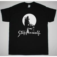 Steppenwolf Hour Of The Wolf เสื้อยืดสีดำ Hard Rock The Who Summer Fashion Men Top