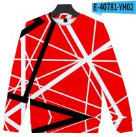 Eddie Van Halen-Sudadera con cuello redondo para hombre y mujer, suéter con estampado 3D de rapero Hip Pop, prendas de vestir de cuello de alta calidad, jersey para Adolescente de otoño, novedad