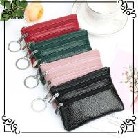 JKIMNAD อเนกประสงค์ with Key Ring Short Small Mini Coin Purse Card Holder Wallet Money Bag Keychain