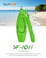 SEAFLO Crocodile Kayak SF-1011 เรือคายัคสำหรับเด็ก รูปทรงจรเข้