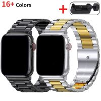 xiaozh Stainless Steel Strap For Apple watch Ultra band 49mm 45mm 41mm 44/40/38mm smart watch Metal Bracelet iwatch 7 6 8 se men strap