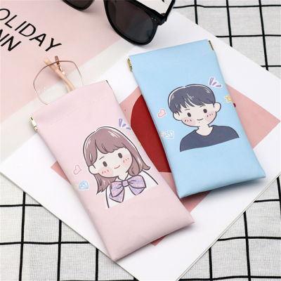 Protective Cover For Glasses Eye-catching Eyewear Case Auto Closing Sunglasses Case Cartoon Print Glasses Case Waterproof Eyewear Pouch