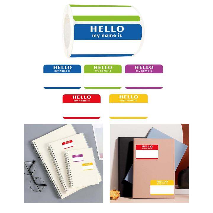 Perfeclan 300 Sticker Name Tags Sticker Labels Teachers Office