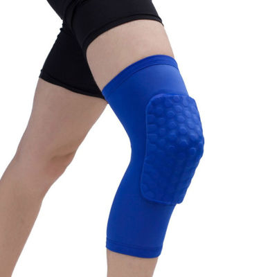 GOBYGO 1PC Honeycomb Knee Pads Basketball Sport Kneepad Volleyball Knee Protector Brace Support Football Compression Leg Sleeves