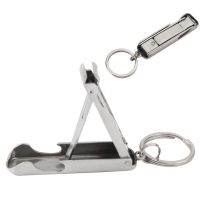 Ultra-thin Beer Bottle Opener Keychain 2 In 1 Accessories