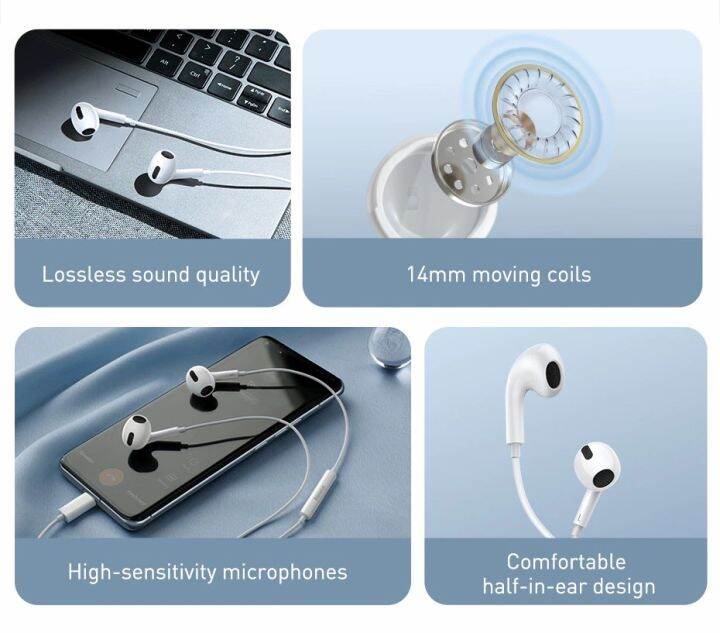 baseus-c17-หูฟัง-type-c-amp-h17-ios-หูฟังแบบสอดหู-encok-type-c-lateral-in-ear-wired-earphone-with-mic-for-smart-phone