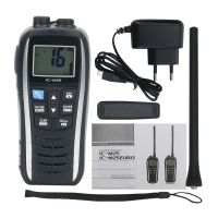 IC-M25เครื่องรับส่งสัญญาณมือถือ VHF วิทยุทางทะเล VHF 5W 5KM ทะเล Walkie Talkie สำหรับ ICOM