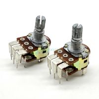 【hot】❈ 2pcs 148 16 Type Potentiometer B50K B10K Plum Axis 15MM D1010