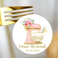 2.5-7Cm Custom Stickers And Customized Logos Baking Cake Shop Decoration Sticker Add Personalized Stickers With Store Name Label Traps  Drains