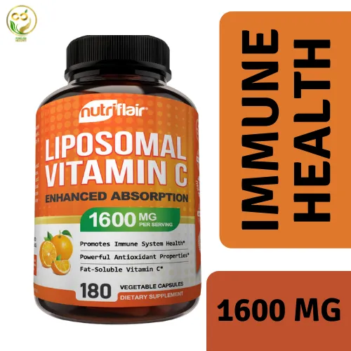 Nutriflair Liposomal Vitamin C Enhanced Absorption 1600mg 180 Capsules