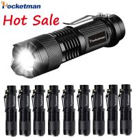 LED Flashlight Aluminum Alloy Tactical Zoom Flashlights Waterproof Torch Emergency Light Mini Flashlight for Camping Hiking Rechargeable  Flashlights