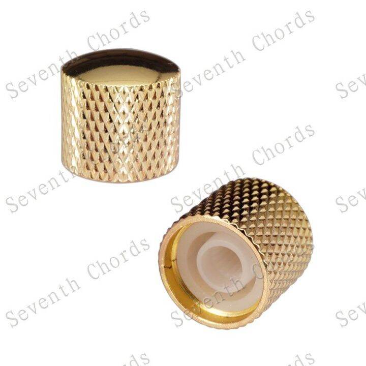 8-pcs-metal-knurled-barrel-dome-volume-tone-control-knobs-for-electric-bass-guitar-pot-knobs-gold-gun-color-choose-guitar-bass-accessories