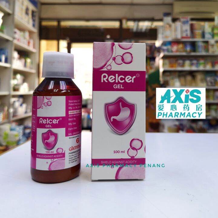 Relcer Gel 100ml Indigestion, bloated, gaseous stomach, Antacid Exp09/
