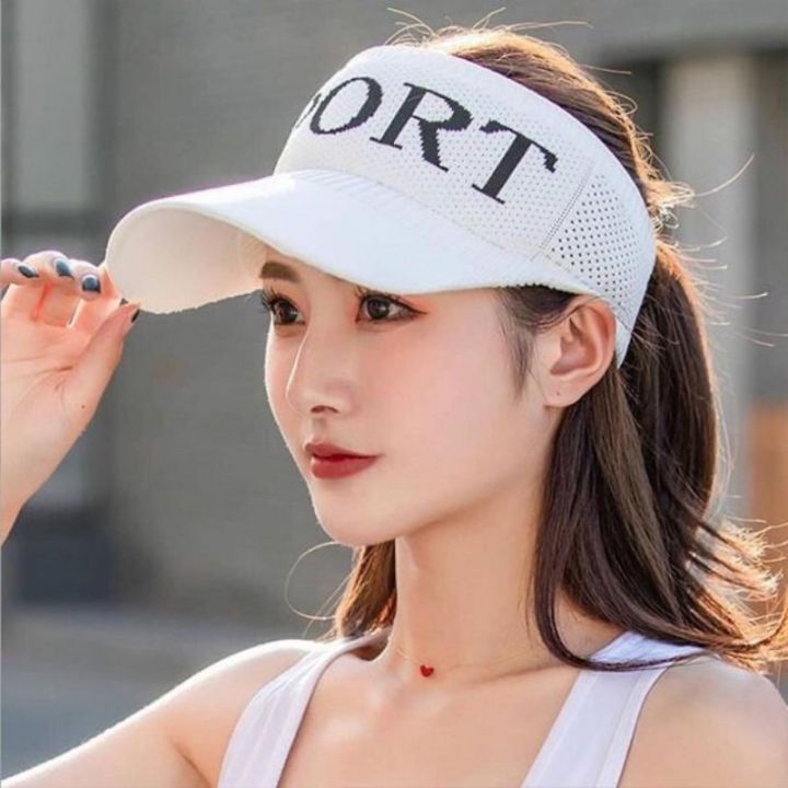 พร้อมส่งในไทย-หมวกเทนนิส-ป้องกันแสงแดด-สะดวกสบายและระบายอากาศได้ดี-มีให้เลือก-3-สี-tn