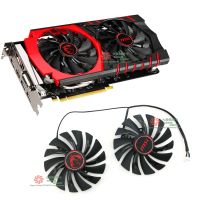 Gratis Ongkir/ต้นฉบับ☾MSI MSI GTX950 960 970 980 980ti เกมพัดลมทำความเย็น PLD10010S12HH