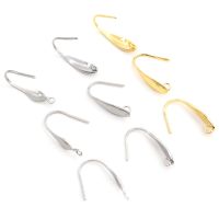 20x10mm 20pcs/Lot 316 Stainless Steel Gold Plated High Quality Earring Hooks Wire Settings Base Settings Whole Sale