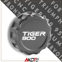 รถจักรยานยนต์ CNC ด้านหน้าด้านหลังเบรคอ่างเก็บน้ำน้ำมันฝาครอบสำหรับ Tiger 900 1050 955i Tiger900 Tiger1050คุณภาพสูง Accessories